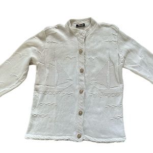 Vintage nautical sweater, Sz L